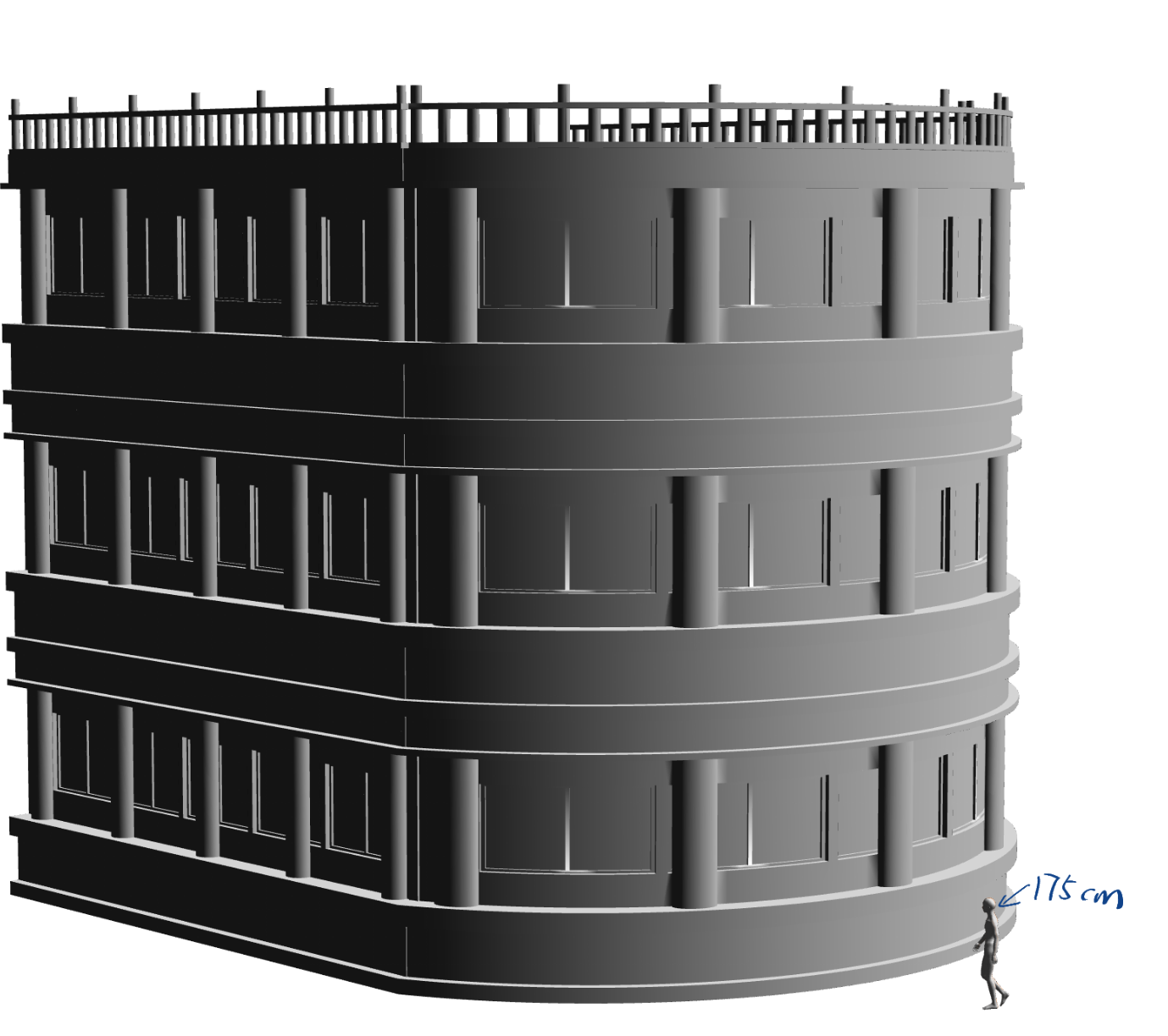 【48H free】3D筒子楼 - CLIP STUDIO ASSETS