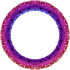 Rainbow Circle Frame - CLIP STUDIO ASSETS