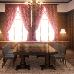 Dining Room Background Material For The Evening See The Mansion Hen 06oyashikiy Clip Studio Assets