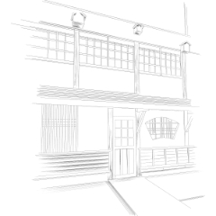 Appearance Of Old Private House Style Shop Clip Studio Assets