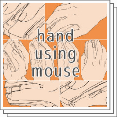 Hand using the mouse 1 - CLIP STUDIO ASSETS