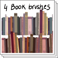 Book brushes 本 books brush - CLIP STUDIO ASSETS