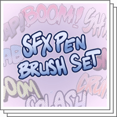 SFX 펜 브러쉬 세트 - CLIP STUDIO ASSETS