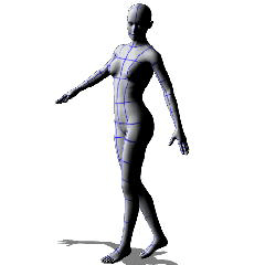 両手を軽く広げる Clip Studio Assets