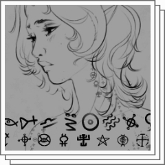Witch Occult Tattoo or scar Symbols - CLIP STUDIO ASSETS