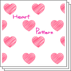 ハートパターン CLIP STUDIO ASSETS