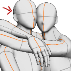 Hugging 1 - CLIP STUDIO ASSETS