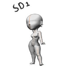 SD Model Doll - CLIP STUDIO ASSETS