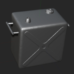 3D Poly Tank - CLIP STUDIO ASSETS