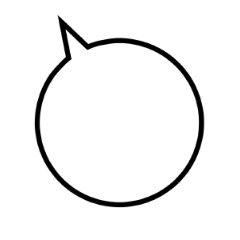 丸い吹き出し Clip Studio Assets