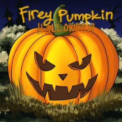 Firey Pumpkin Halloween - CLIP STUDIO ASSETS