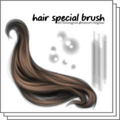 Hair Brush 3 - CLIP STUDIO ASSETS