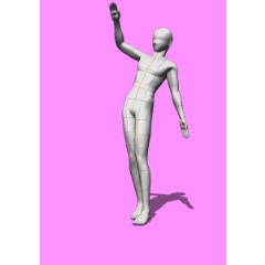 Dynamic Pose 3 - CLIP STUDIO ASSETS