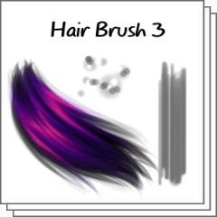 Hair Brush 3 - CLIP STUDIO ASSETS