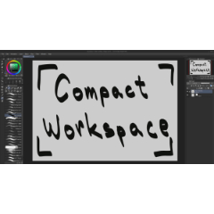 Compact Workspace - CLIP STUDIO ASSETS