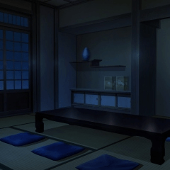 日式客房客廳 Bg24 Pl B 夜 Clip Studio Assets