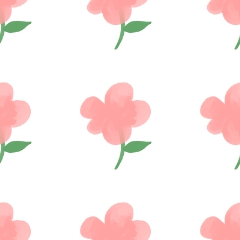 Flower pink pattern - CLIP STUDIO ASSETS