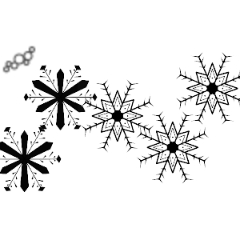 Graphic Flake Ribbon 1 - CLIP STUDIO ASSETS
