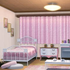 Background material everyday to see hen 19_ cute room _BG05_d_c_ 