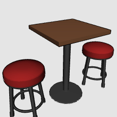 Table & Stool A table_stoolA - CLIP STUDIO ASSETS