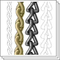 Figure 8 Chain Brushes - CLIP STUDIO ASSETS