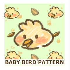 Baby Bird Pattern - CLIP STUDIO ASSETS