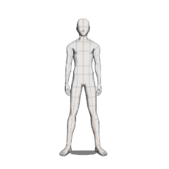 Standing Picture Basic Man Clip Studio Assets