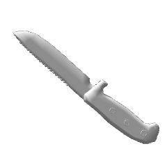 サバイバルナイフ3D - CLIP STUDIO ASSETS