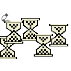 Oldschool Loading Cursor - CLIP STUDIO ASSETS