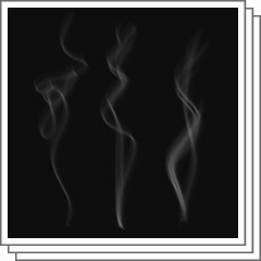 Cigarette Smoke Brush Set Clip Studio Assets