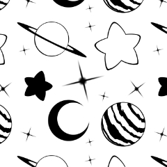 Simple Space Pattern - CLIP STUDIO ASSETS