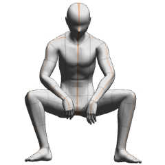 ヤンキー座り Clip Studio Assets