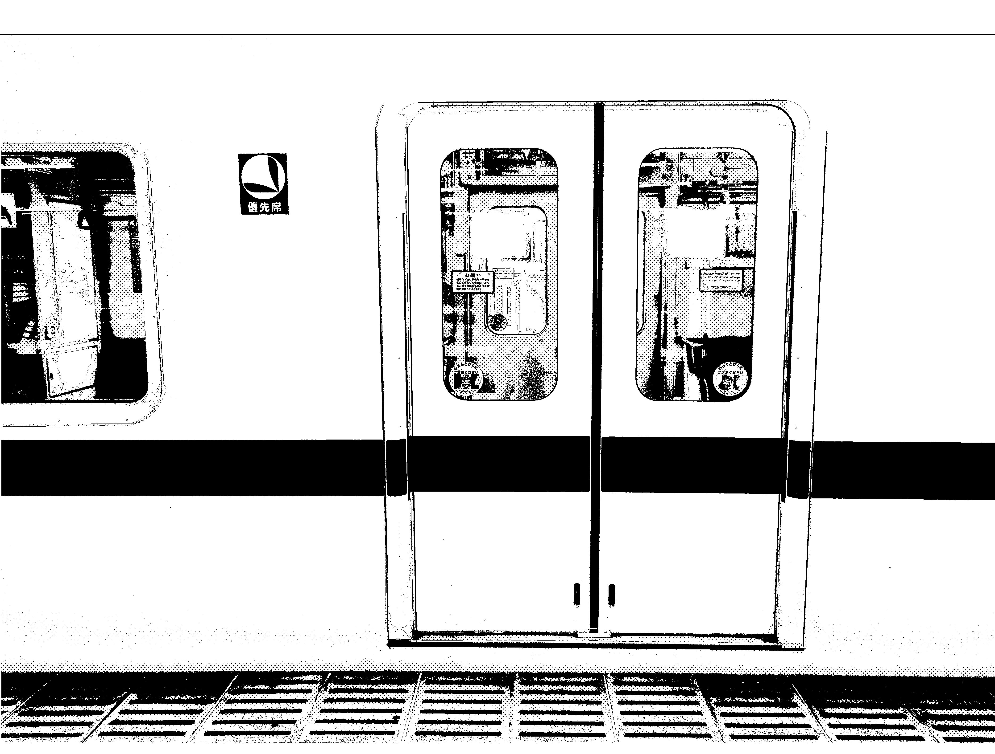 Train Door Image Clip Studio Assets